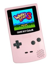 Nintendo Game Boy Color System GBC AMOLED OLED Q5 XL Touchscreen LCD Light Pink