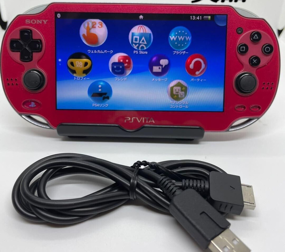 SONY PlayStation PS Vita PCH-1000 ZA03 Cosmic Red Wi-Fi model “Excellent”