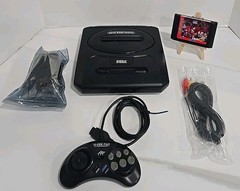 Sega Genesis II Console Model 1631 + 1 Controller & Joe Montana Football TESTED