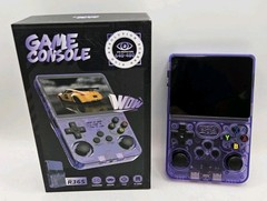 R36S Retro Handheld Console 64GB Purple WiFi Linux PSP N64 PS1 NDS GBA New