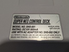 Super Nintendo SNES 1CHIP-01 Console, SMW Game, Controller, OEM AC/AV Bundle
