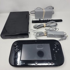 Nintendo Wii U 32GB Mario Kart 8 Black Deluxe Console Gamepad WUP-101(02) Tested