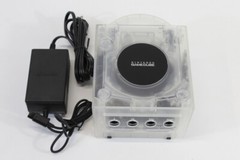 Nintendo Gamecube Console Clear Translucent White & AC NTSC-U/C DOL-001 Slow RGB