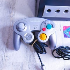 Nintendo GameCube Console Bundle Black DOL-001 – 1 OEM Controller Tested Clean