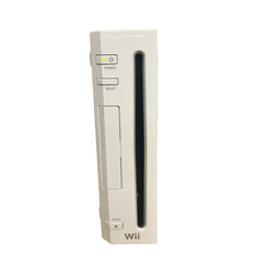 Nintendo Wii Game Console RVL-001, AC Adapter RVL-002, Sensor Bar, Audio Cables