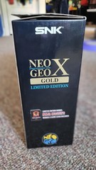 SNK NEO GEO NEOGEO X GOLD Limited Edition Console SYSTEM New Never Used AES