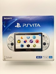 Sony PlayStation PS Vita PCH-2000 Silver Console Japan CIB Authentic Tested