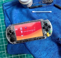 Custom PSP 1000 – LED, USBC, Shell, Lights, Games
