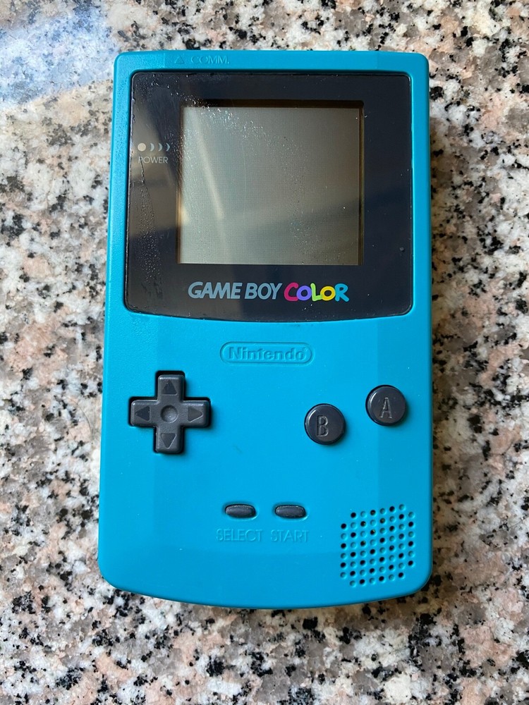 Nintendo Game Boy Color Handheld Game Console -Teal (with super Mario land game)
