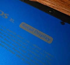 Nintendo 3DS XL Kiosk Retail Display Edition Handheld Console