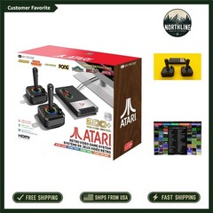 Atari Game Station Pro: Vintage Gaming Console with Wireless Joysticks & HDMI