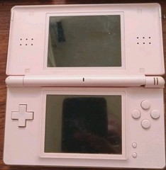 Nintendo DS Lite Video Game Console – Metallic Rose including 14 games