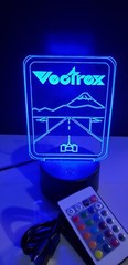 Vectrex led light with remote (show it off) will display 8 different colors
