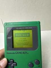 *TESTED* Nintendo Gameboy Original Green DMG-01 Handheld With Pac Man Clean