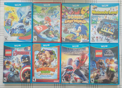 Nintendo Wii U 32GB Console Bundle Game Pad 14 Game lot In Box COMPLETE