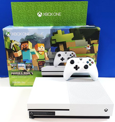 MINT Microsoft Xbox One S White 500 GB Minecraft Favorites Box Adventure System