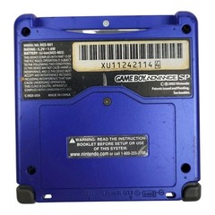 Cobalt Blue Nintendo Game Boy Advance SP AGS-001 Video Gaming Handheld Working