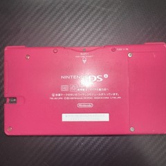 Nintendo DSi TWL-001 (JPN) Handheld Console Pink Tested Works Bad R Bumper Read