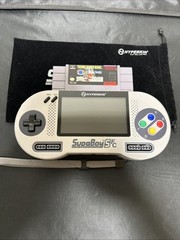 Hyperkin Supaboy SFC Rare (Gray) Color Barely Used TESTED & WORKS W/ Game