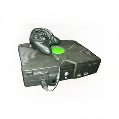 Microsoft Xbox Original Black Console DVD Compatible with Controller & Cables