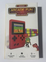 Merkury Arcade Fun Portable Game Console 200 Games Red Handheld Tested