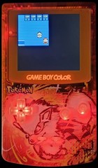 Nintendo Gameboy Color “Flamethrower” Version Retro Pixel IPS Retro Glow LED Kit