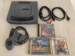 Victor V-Saturn Console + Controller Japan Model 3games Working s2055M