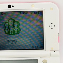 [TOP MINT] Nintendo NEW 3DS LL XL Pink x White Handheld Console From Japan w/pen