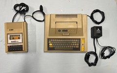 Atari 400 Computer System Console Bundle Program Recorder 410 Powers On Untested
