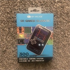My Arcade Go Gamer Classic Handheld System 300 Built-In Retro Games Black/White