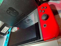 Nintendo Switch 32GB Blue/Red Joy-Con Console TESTED Some Signs Of Normal Use