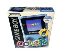 Game Boy Color console Aqua Blue and Milky White Lawson exclusive Japan RARE