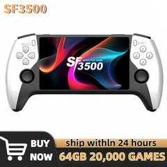 New SF3500 Retro Handheld Video Game Console Linux System 5.0 Inch 854*480 IPS S