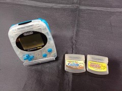 NINTENDO Pokemon Mini Console MIN-001 with Pokemon Party Game Handheld System