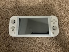 Nintendo Switch Lite with Charger (CUSTOM White Shell) (Hall Effect Sticks)
