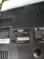Sega Genesis Console 16-Bit Model 1 OEM Power Supply TESTED WORKS 1601