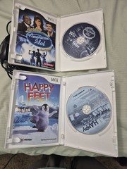 Wii Game Bundle with 2 Games and Add for for Micfophone Nintendo Wii Console