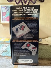 Vintage Nintendo NES Action Set Original Box Only Styrofoam Inserts Manuals