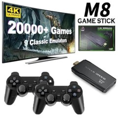 Video Game Console Built-in 20000 Games Wireless Controller TV Game Stick 4K HD