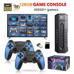 Retro Game Stick with 128GB 70000/40000/30000+ Games Wireless Control TV Handhel