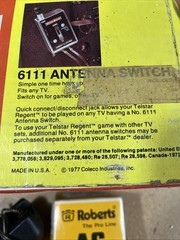 1977 Colelco Telstar Regent W/Original Box , two controls and power plug