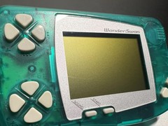 Bandai WonderSwan Clear Green Handheld Working US Seller