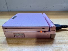 Nintendo Gameboy Advance SP AGS101 Pearl Pink Handheld w/ USB Cable & Battery