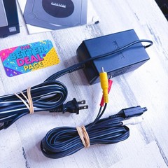 Nintendo GameCube Console Bundle Black DOL-001 – 1 OEM Controller Tested Clean