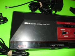 Sega Master System console w/ Control Stick & 2 controllers & Light Gun TESTED!