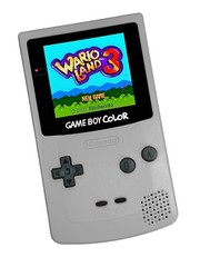 Nintendo Game Boy Color System GBC AMOLED OLED Q5 XL Touchscreen LCD SNES Gray