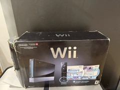 Nintendo Wii Black MotionPlus Bundle System Console Wii Sports (Open Box)