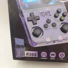 Retro Game Console 64GB SD Purple ArkOS 3.5″ Screen Portable