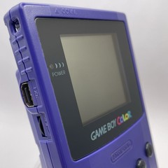 Nintendo Game Boy Color Grape Purple CGB-001 GBC Tested Working Japan