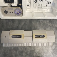 Super Nintendo SNES Console System Control Set Complete In Box